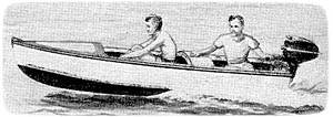 This Blitzen design makes either an ideal fastutility boat or a racer 