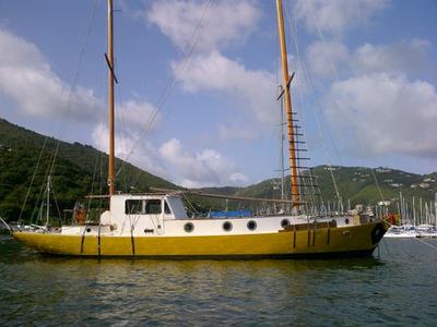Tamoure" is a 60' Custom ketch built by Palomba in Italy in 1971.