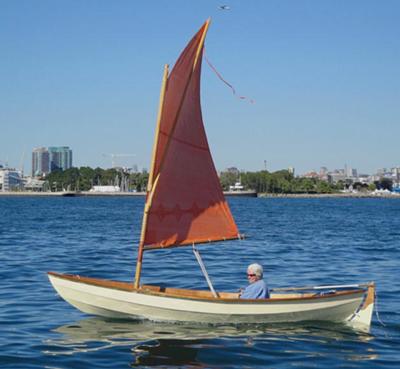 Skerry sailboat and an Apple Pie pram.