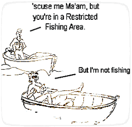 A funny thing happened on the way to the boat yard. A funny thing happened on the way to the boat yard.