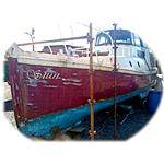 40ft 1922 British Admiralty built Burmese teak on oak boat