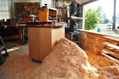 cedar shavings