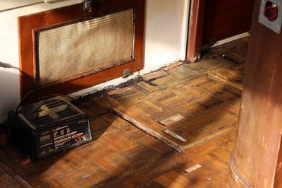 Some of the areas in need of repair