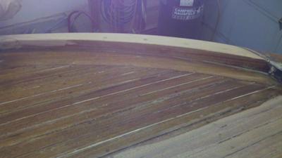 bleaching for deck after stripping