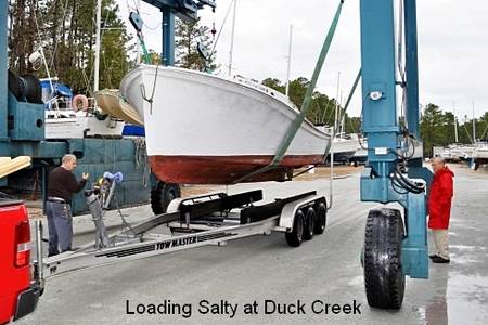 loading salty at duck creek