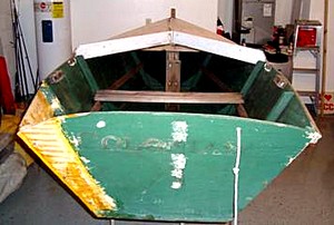 Plywood Dinghy Repaired