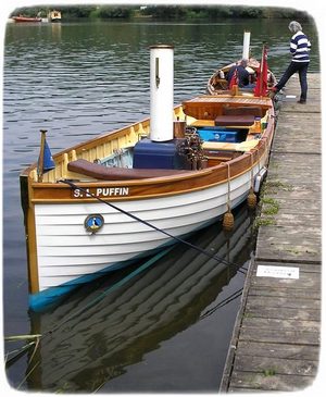 Wooden Boats by home builders on show.