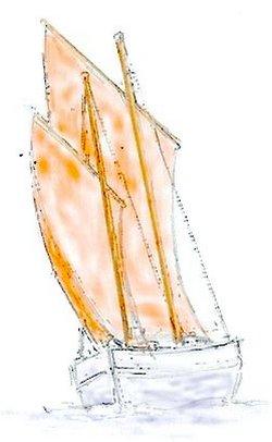 The dipping lug sail, is perhaps the most efficient and cheapest, type of sailing rig especially for small sailboats however it isn't as handy as the standing lugger or the balanced lugsail.