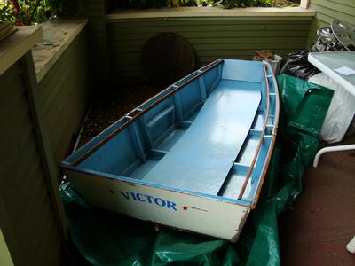 a very small boat named victor