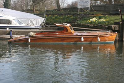 Cuddy top for a Wooden Launch