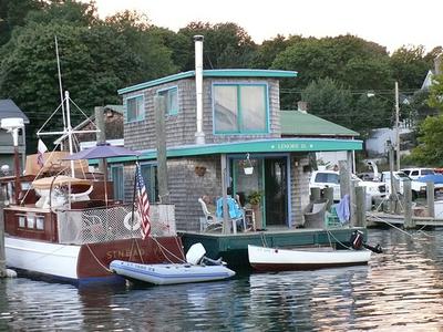 Custom built 42' two-story cedar shingled wooden hulled ...