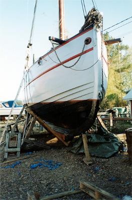 For sale: Lille Lodsen, a Pilot Cutter from Bornholm, Denmark.