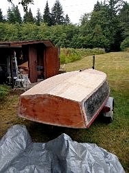 15ft sailing dinghy designed by the famous Ed Monk