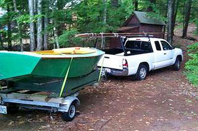 Glen L 13 on trailor