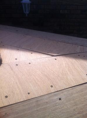 rebuilding of foredeck