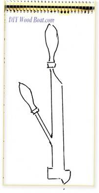 Two Handled Raking Iron