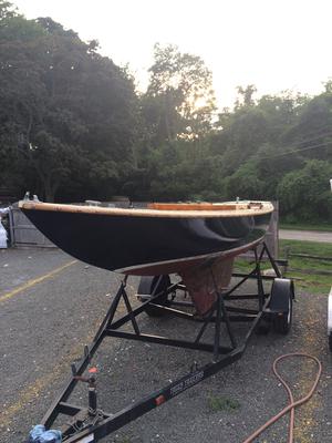 restoring wooden keel on 24' penn yan seabird