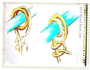 Boating Knots Round turn and two half hitches Round turn and two half hitches