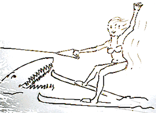 First Aid Watersking Cartoon Watersking Cartoon