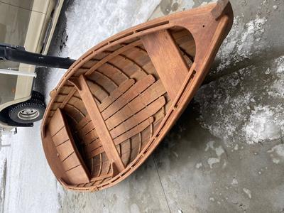 10’ Lapstrake/Clinker Style Row Boat Refinishing