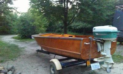 One of a Kind wooden boat from Nova Scotia