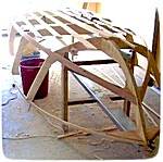 plywood on frame boat