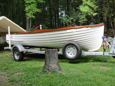 1953 Lyman 15 center steer runabout