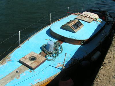 restoration of 1907 mylne design 32' canoe stern